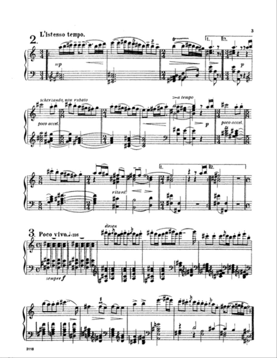 Bartók: Album for Piano Piano Solo scores gallery preview page 1