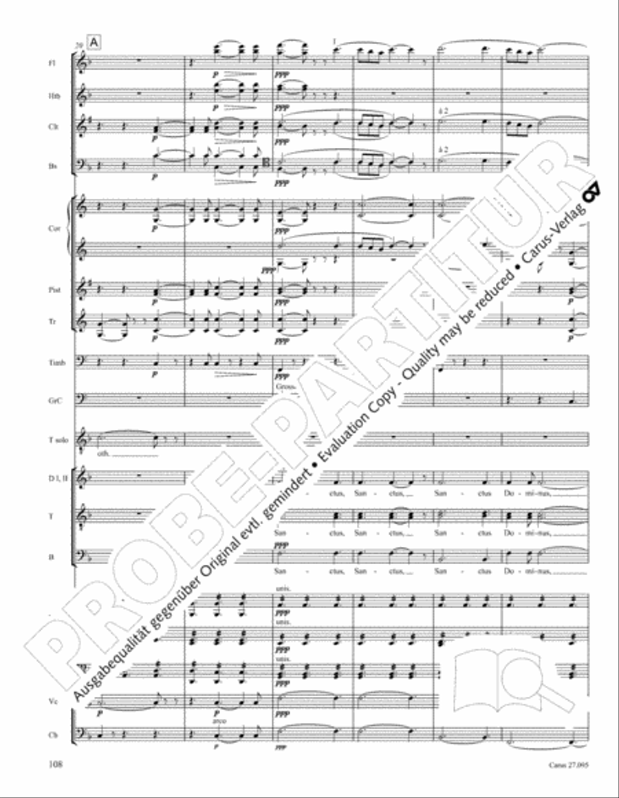 Messe solennelle de sainte Cecile STB scores gallery preview page 121