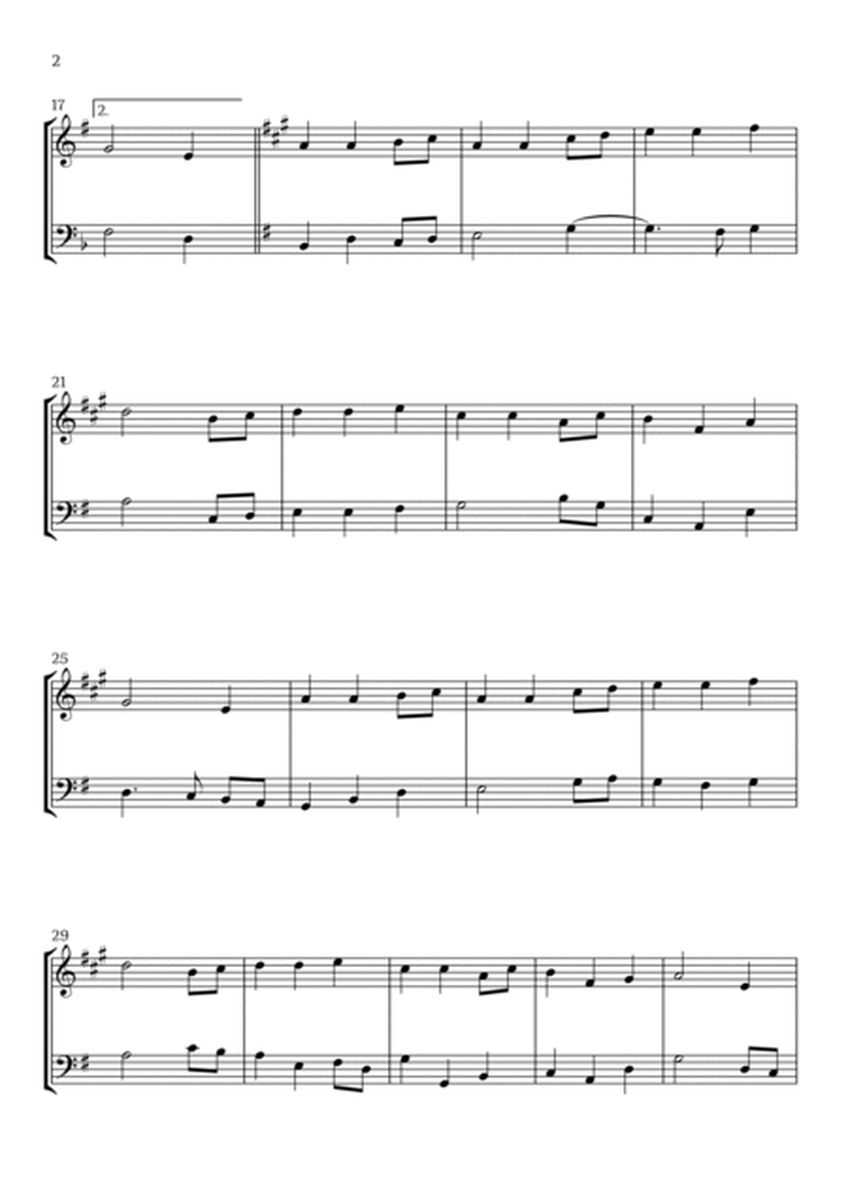 Away in a Manger (Clarinet and Trombone) - Beginner Level image number null