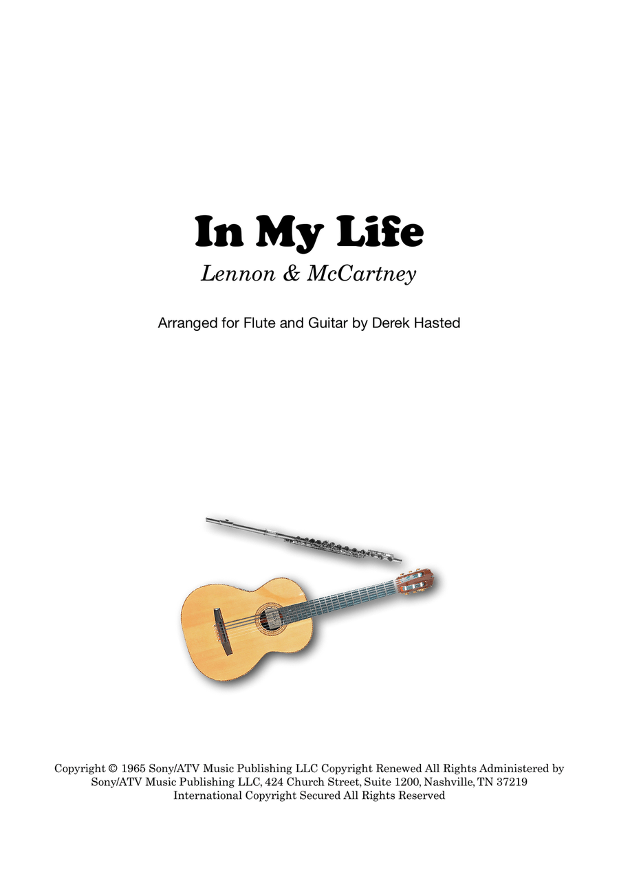 In My Life Flute scores gallery preview page 1