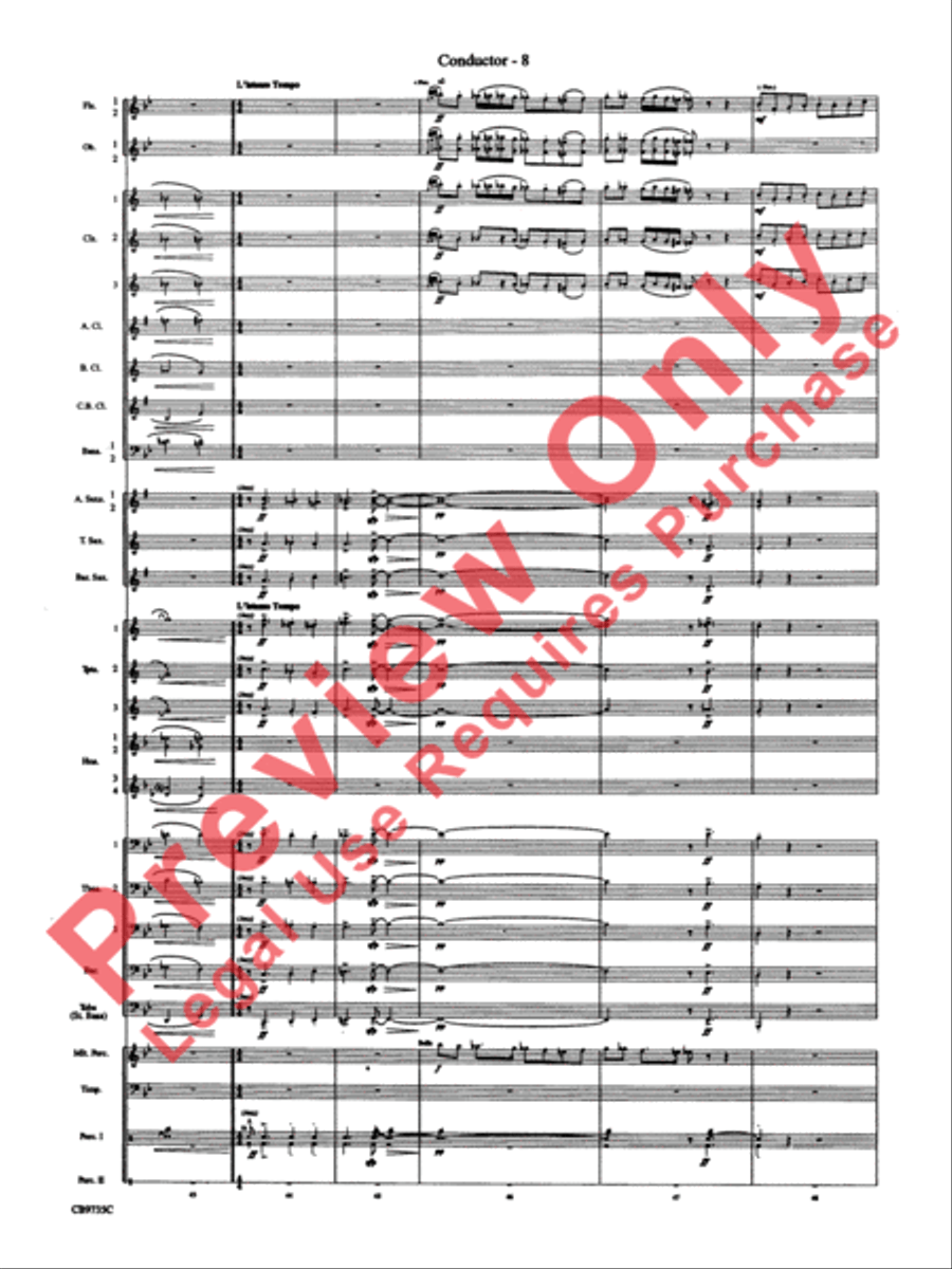 Strike Up the Band Concert Band scores gallery preview page 11