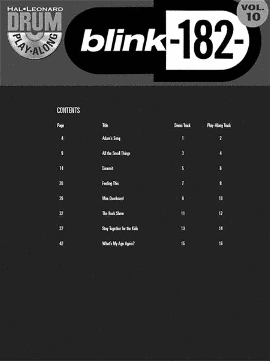 blink-182 Drums scores gallery preview page 2