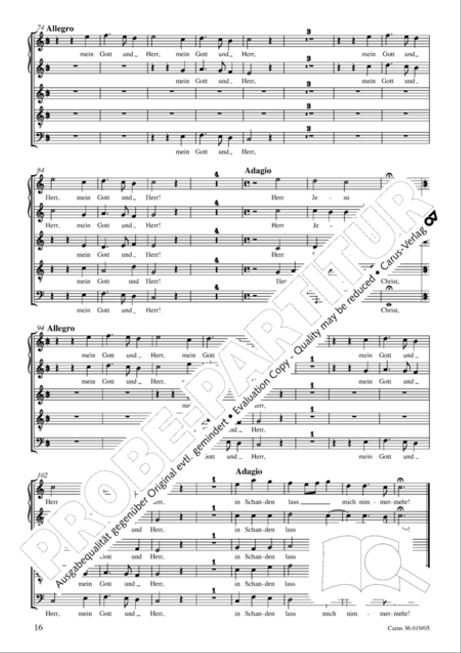 Last Judgment (Das jungste Gericht) SSATB scores gallery preview page 16