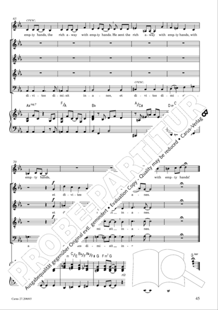 Magnificat 4-Part scores gallery preview page 46