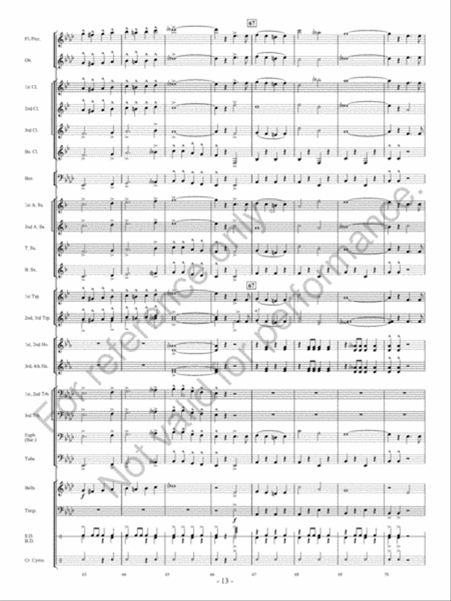 Freedom City Concert Band scores gallery preview page 14