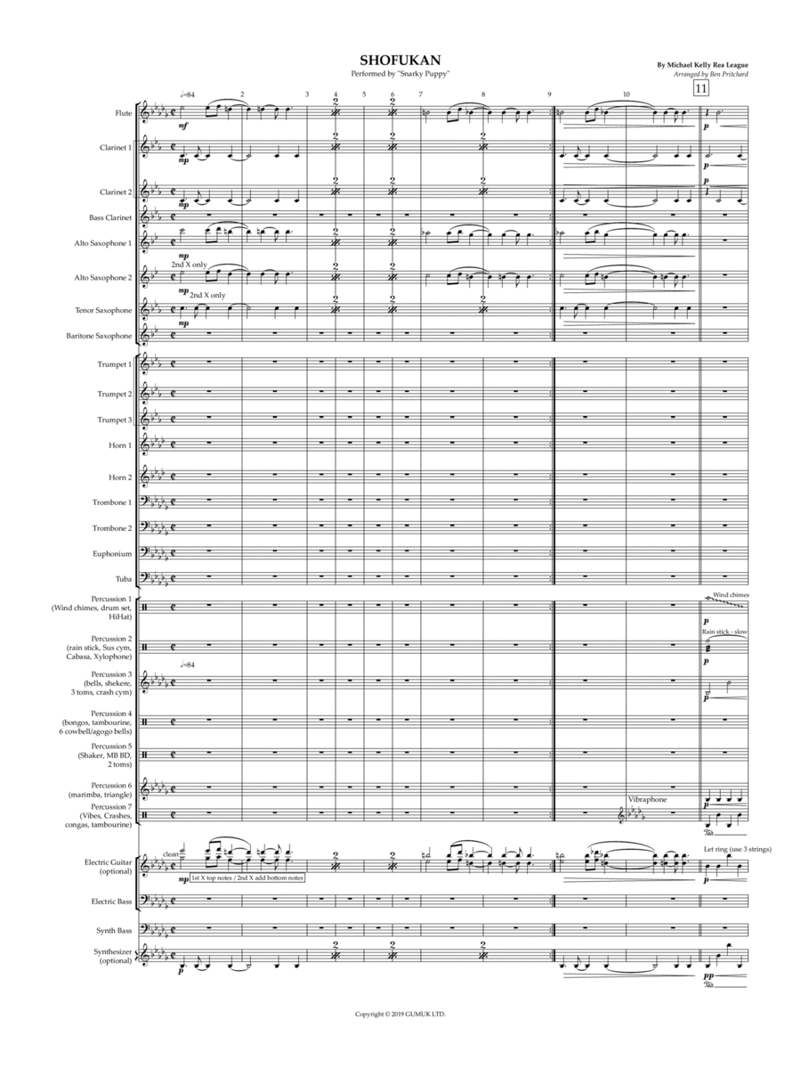 Shofukan Concert Band scores gallery preview page 1
