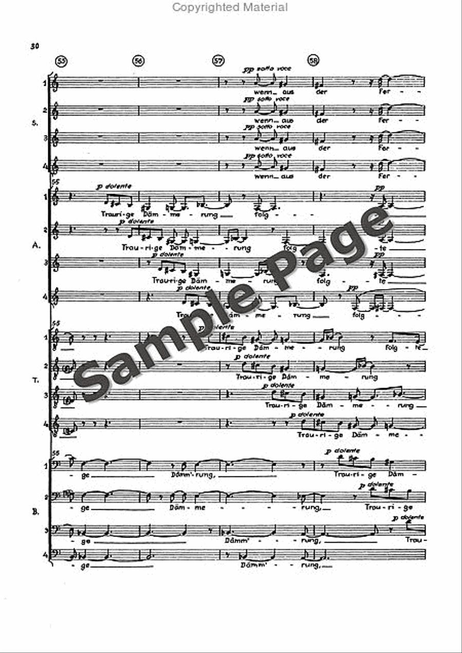 3 Phantasien 4-Part scores gallery preview page 31