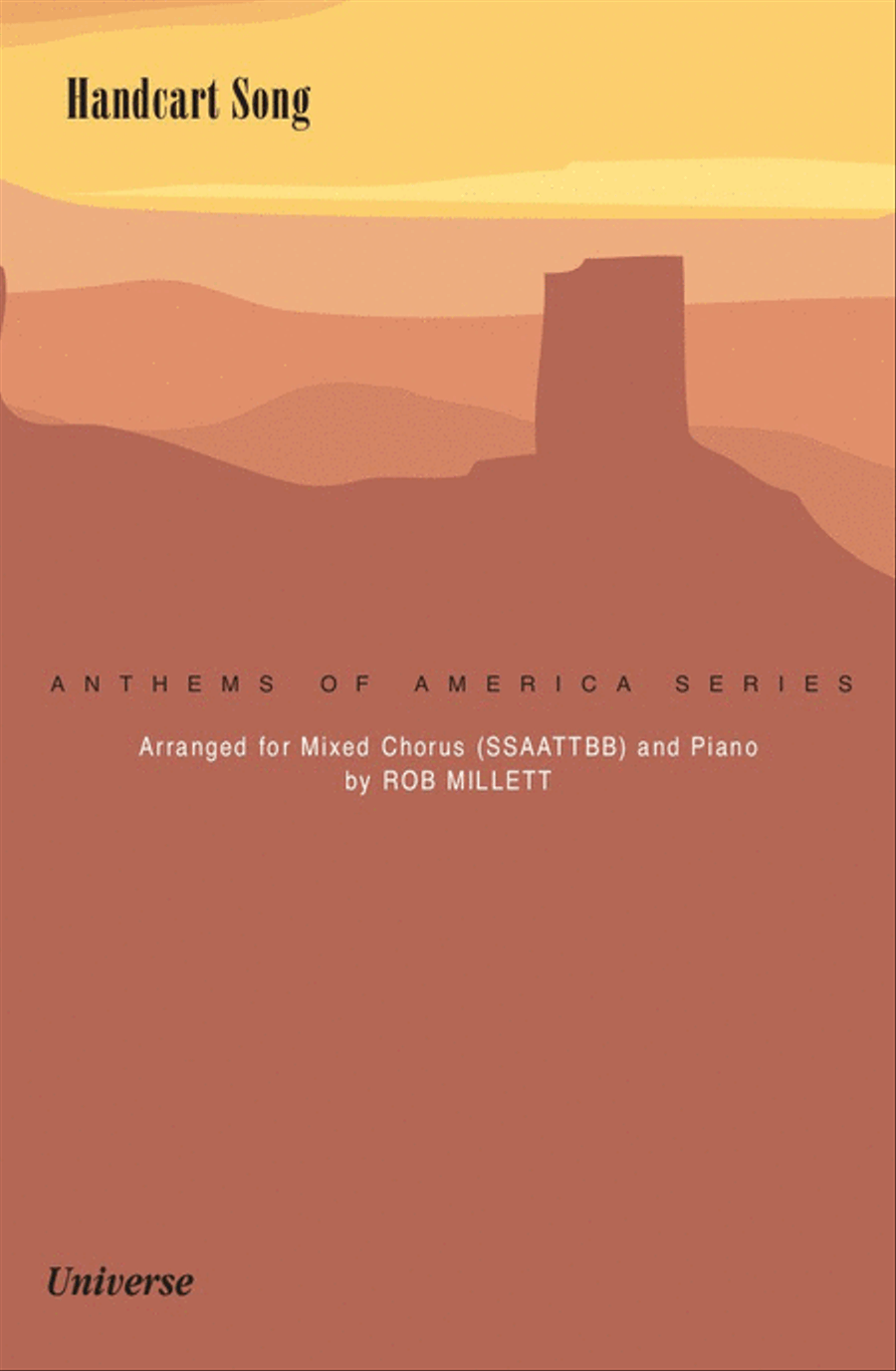 Book cover for The Handcart Song - SSAATTBB