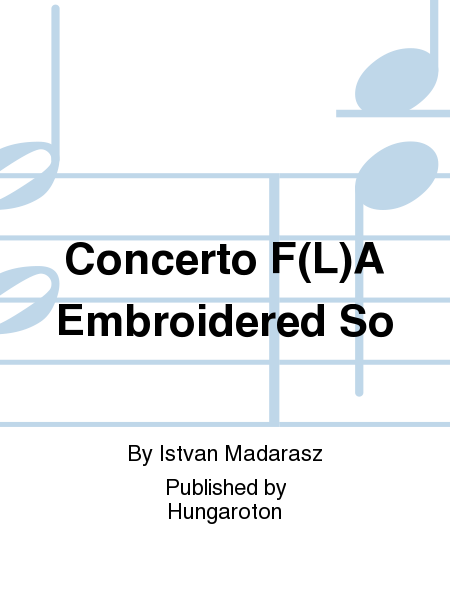 Concerto F(L)A Embroidered So