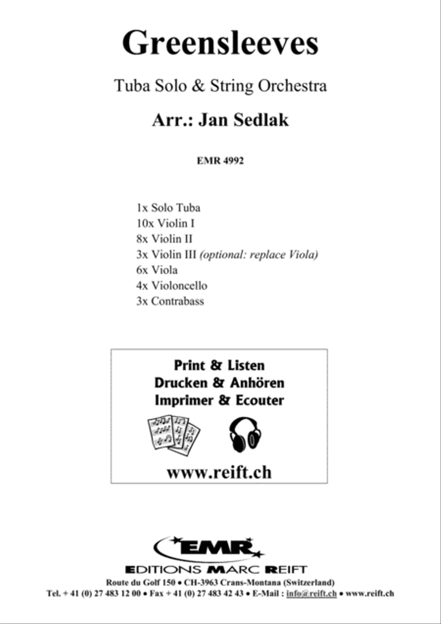 Greensleeves String Orchestra scores gallery preview page 2
