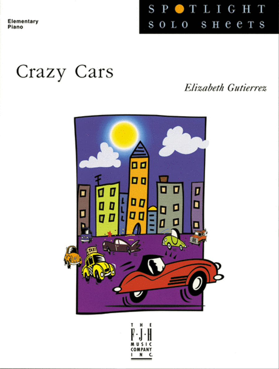 Crazy Cars Easy Piano scores gallery preview page 2