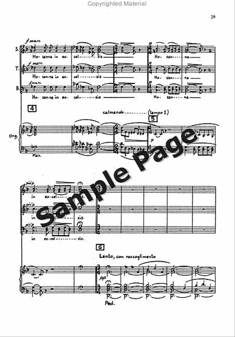 Messa Breve For Mixed Choir (3 Voices Stb) And Organ STB scores gallery preview page 28