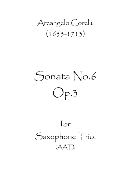 Sonata No.6 Op.3 image number null