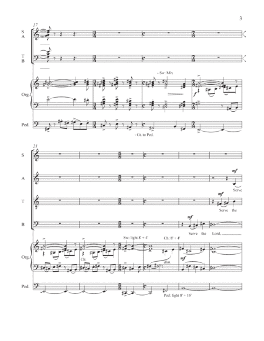 Psalm of Praise 4-Part scores gallery preview page 4