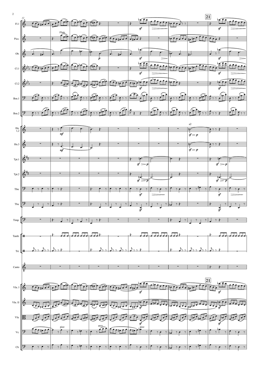 La Danza (Tarantella Napolitana) G.Rossini Full Orchestra scores gallery preview page 2