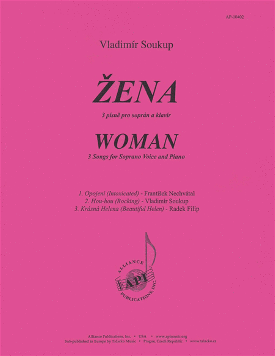 Zena (woman) - Sopr Voc Solo-pno Piano scores gallery preview page 1