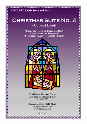 Christmas Suite No.4 - Concert Band Score and Parts PDF