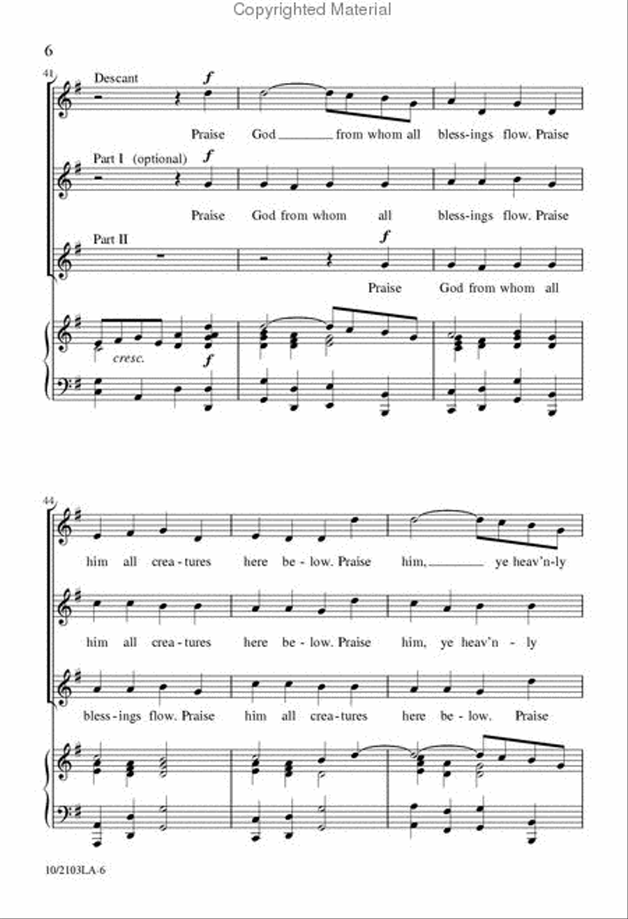 Canon of Praise 2-Part scores gallery preview page 5