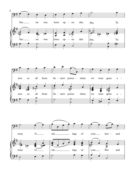 Piano Background for "God Rest Ye Merry, Gentlemen"-Trombone and Piano image number null