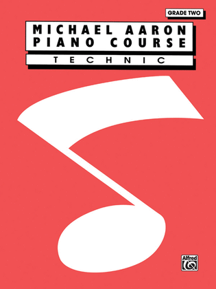 Book cover for Michael Aaron Piano Course Technic