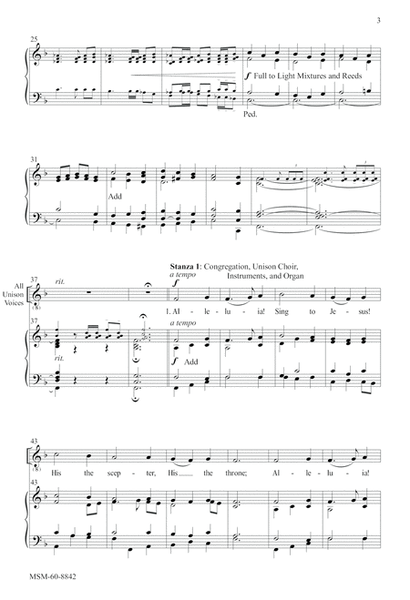 Alleluia! Sing to Jesus (Downloadable Choral Score)
