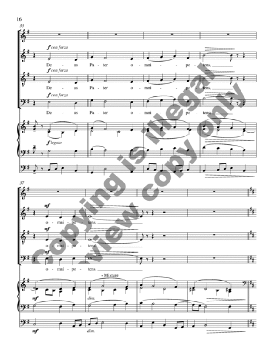Missa in dulci jubilo (Choral Score) 4-Part scores gallery preview page 16