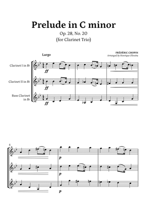 Prelude Op. 28, No. 20 (Clarinet Trio) - Frédéric Chopin