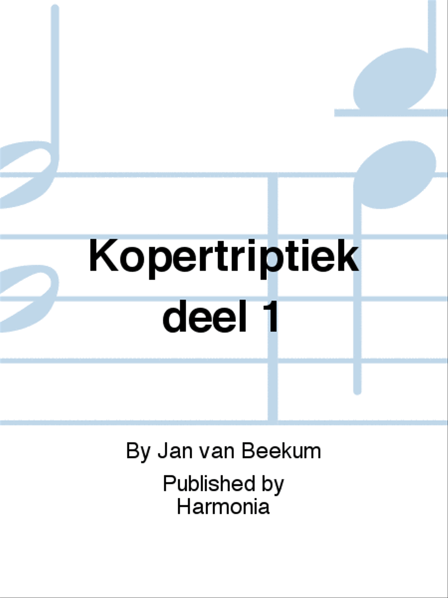 Kopertriptiek deel 1 Kopertriptiek deel 1 Trumpet Solo scores gallery preview page 1