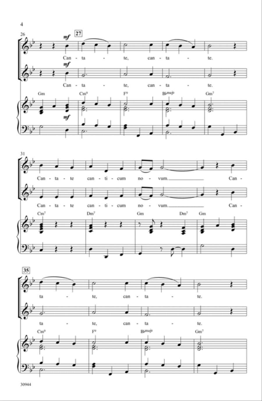 Jazz Cantate 2-Part scores gallery preview page 3