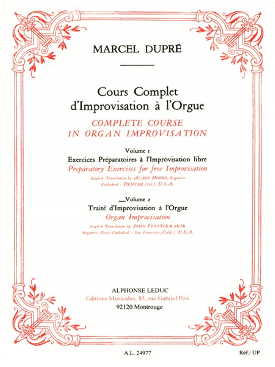 Complete Course In Organ Improvisation (volume 2)