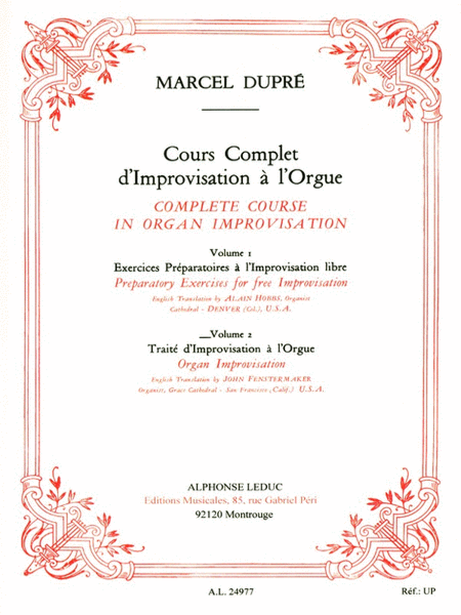 Complete Course In Organ Improvisation (volume 2)