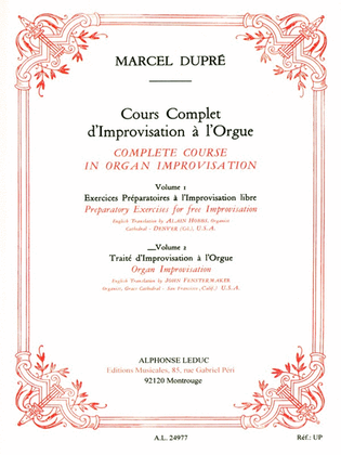 Complete Course In Organ Improvisation (volume 2)