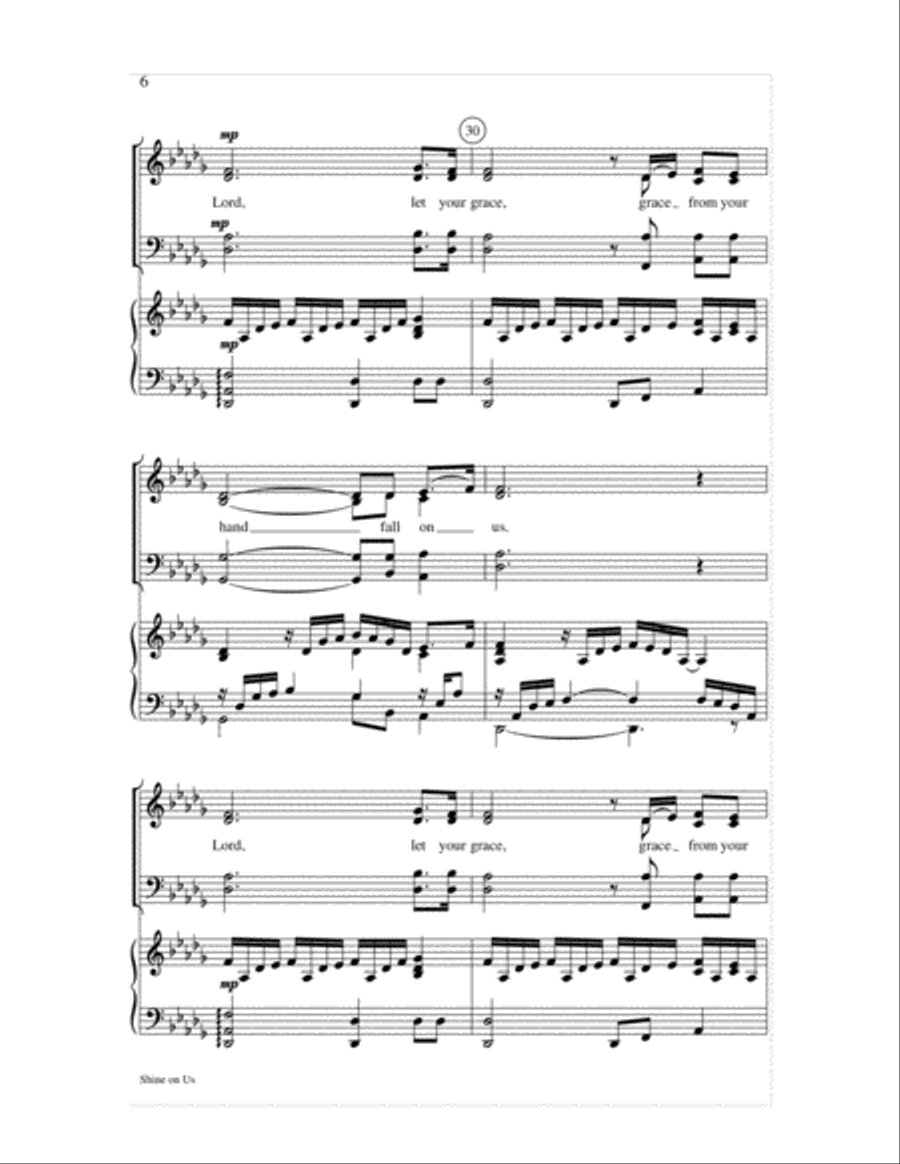 Shine on Us 4-Part scores gallery preview page 6