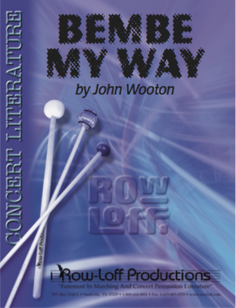 Bembe My Way Percussion Ensemble scores gallery preview page 1