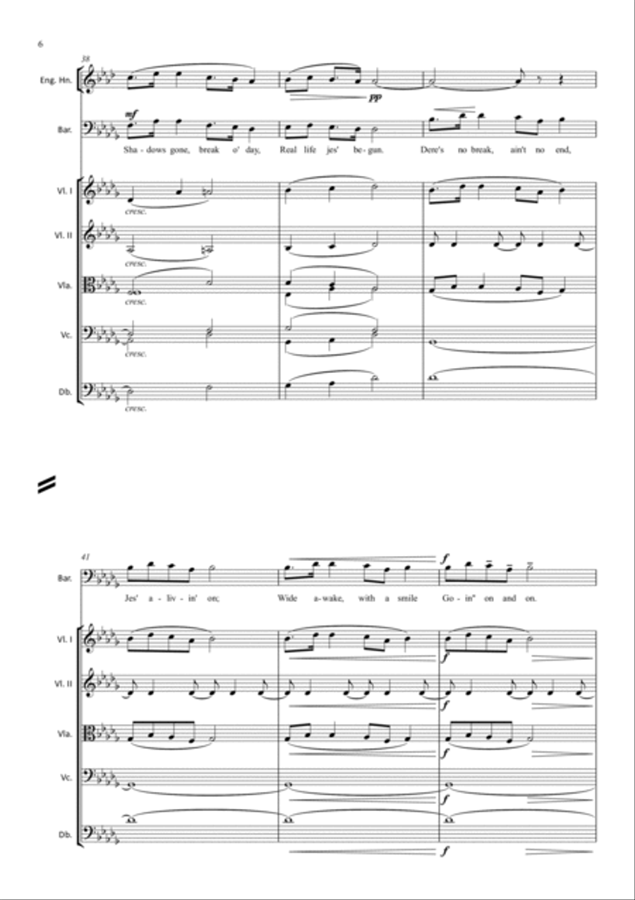 Goin' Home Full Orchestra scores gallery preview page 6