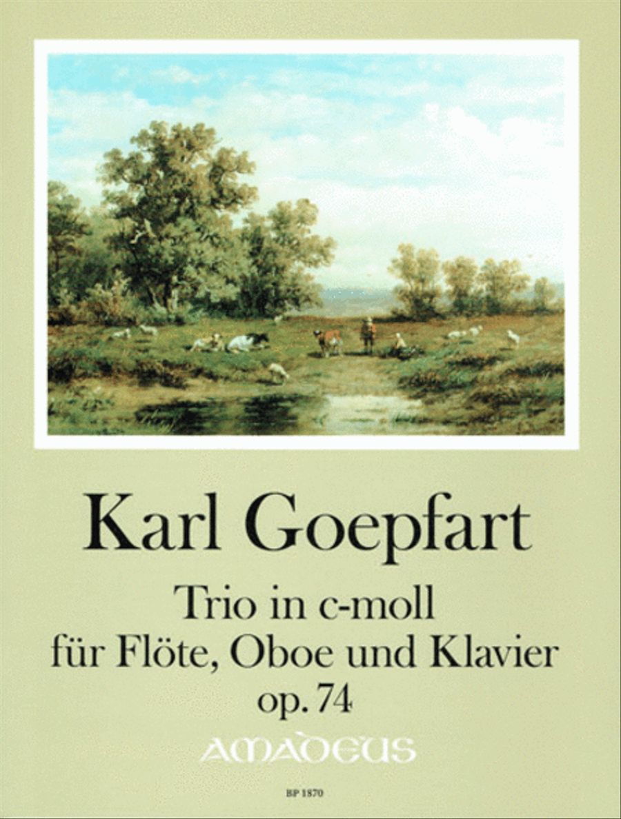 Trio op. 74 Trio op. 74 Flute scores gallery preview page 1
