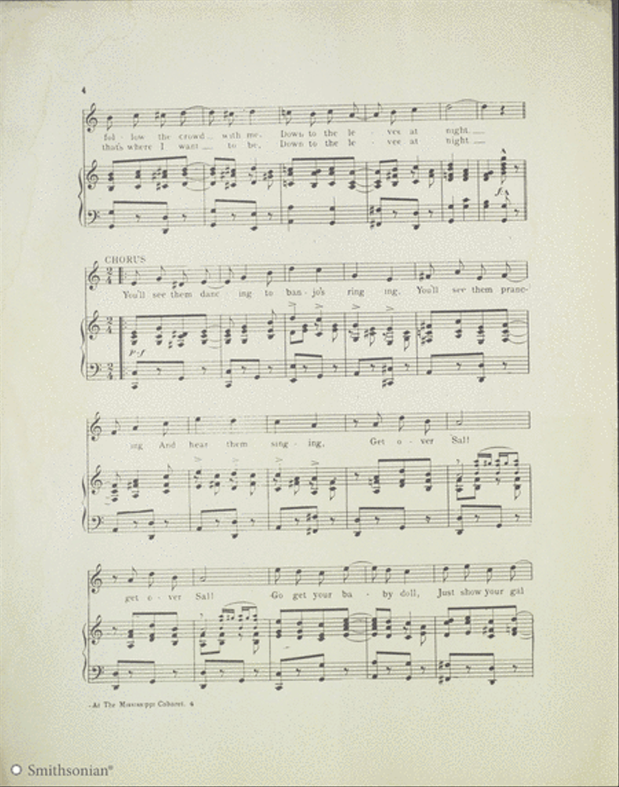 At the Mississippi Cabaret Piano, Vocal scores gallery preview page 4