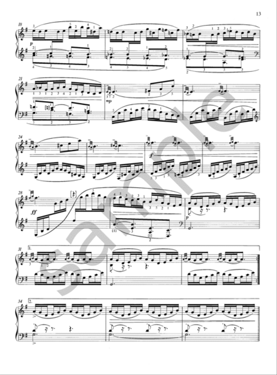 Le tombeau de Couperin for Piano Piano scores gallery preview page 5