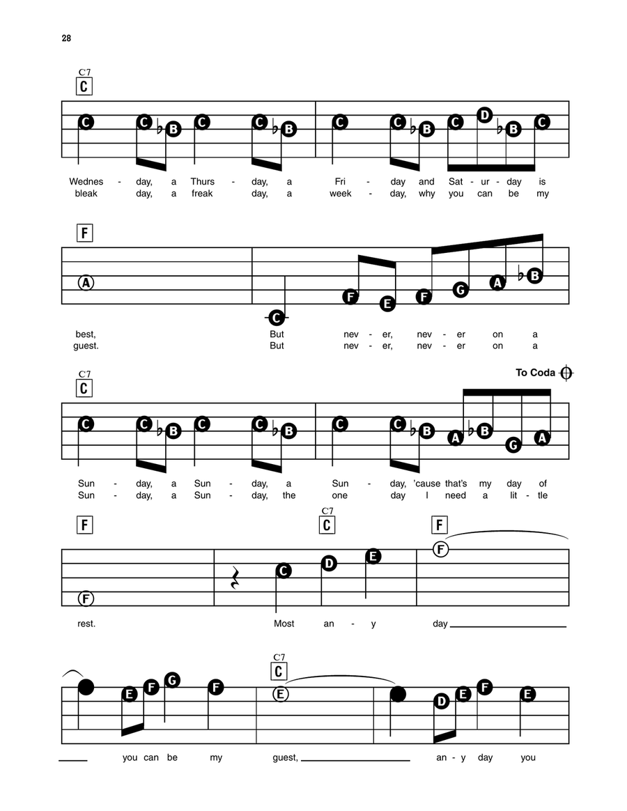 Never On Sunday Electronic Keyboard scores gallery preview page 2