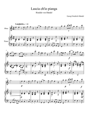 Georg Friedrich Handel - Lascia ch'io pianga (Oboe Solo)