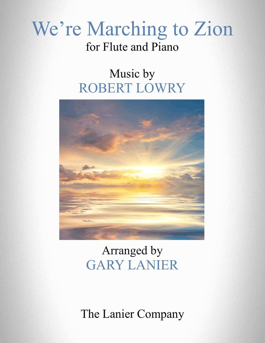 WE'RE MARCHING TO ZION (Duet – Flute & Piano with Score/Part) Flute Solo scores gallery preview page 1