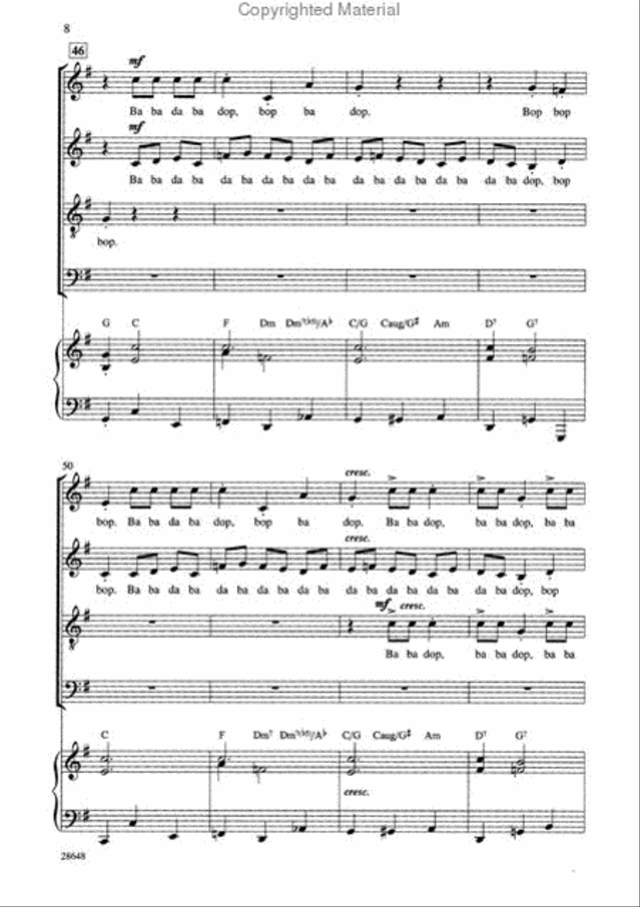 License to Scat 4-Part scores gallery preview page 3