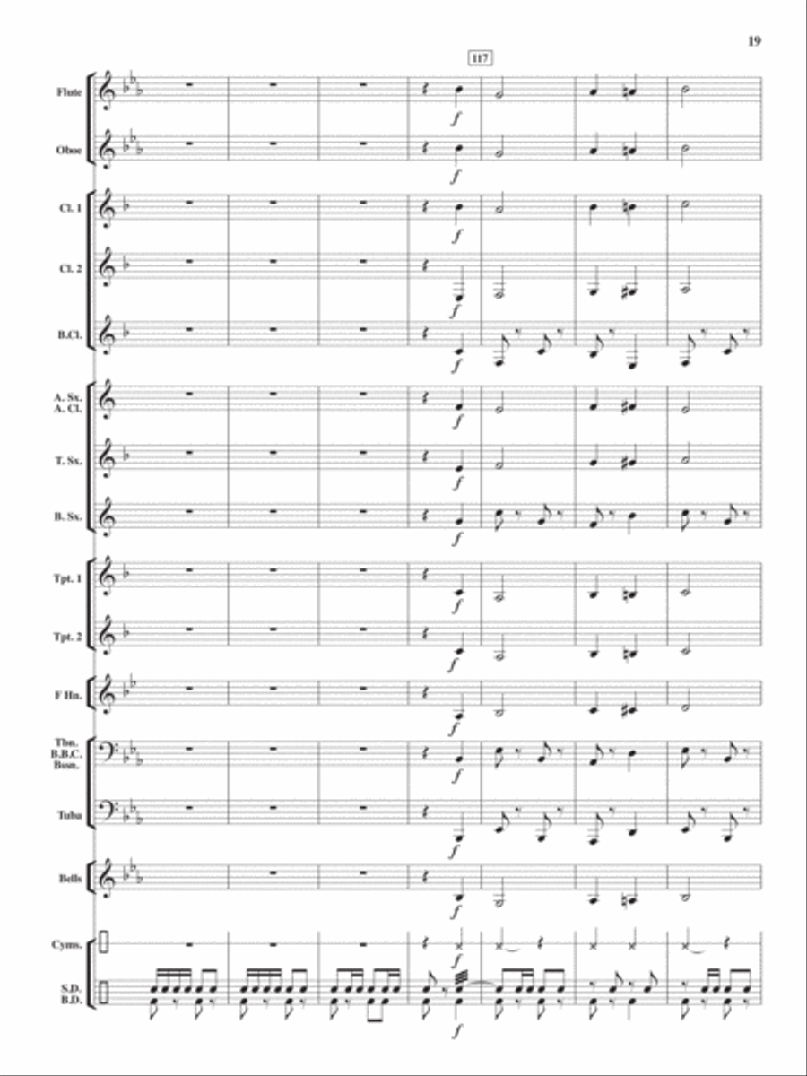 Heroes On Parade Heroes On Parade Concert Band scores gallery preview page 18