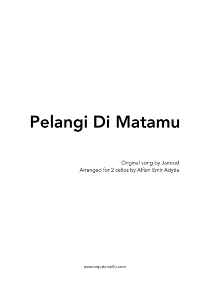 Jamrud - Pelangi Di Matamu (for 2 Cellos) image number null