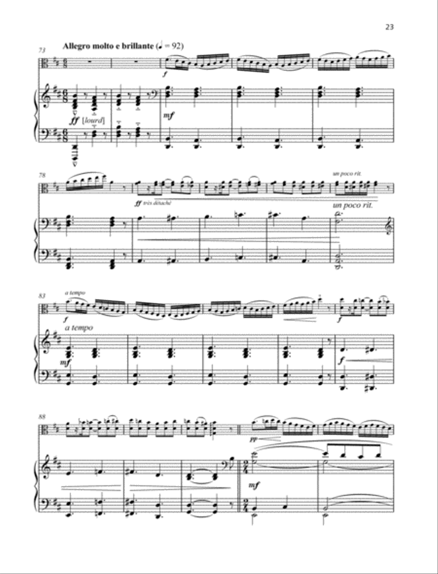 Concertino romantique Piano Accompaniment scores gallery preview page 6
