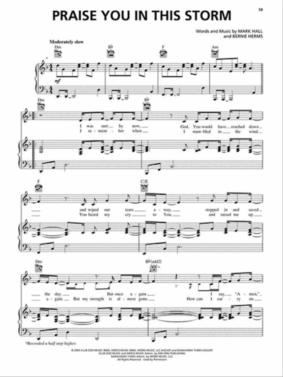 Casting Crowns Piano scores gallery preview page 5
