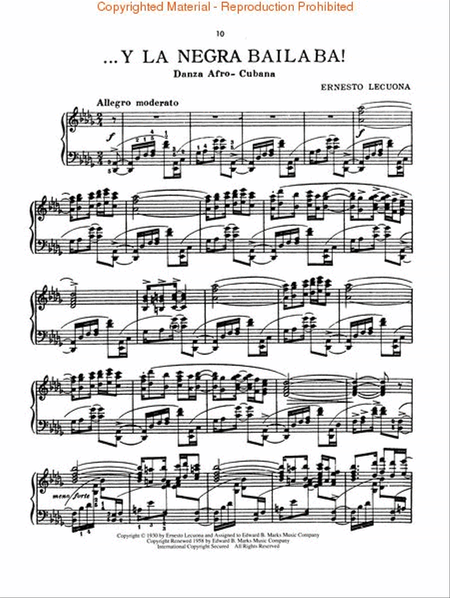 Danzas Afro-Cubanas Danzas Afro-Cubanas Piano Solo scores gallery preview page 4