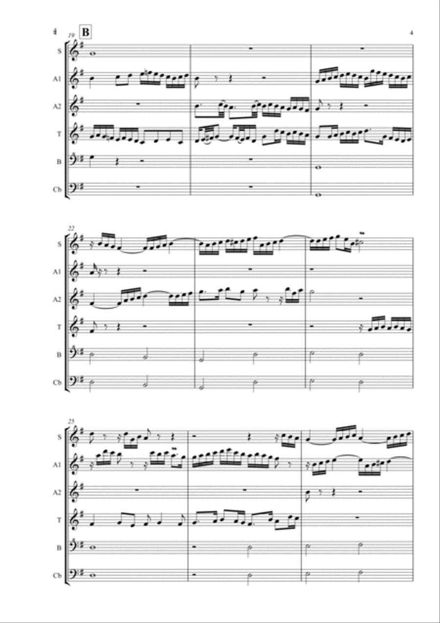 Wie schön leuchtet der Morgenstern, BWV 739 Recorder scores gallery preview page 4