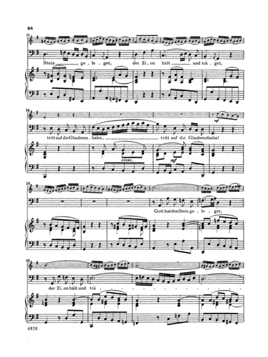 Bach: 12 Bass Arias from Church Cantatas (German)