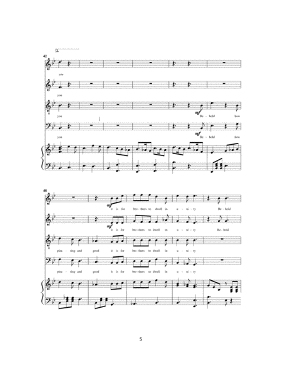 BONDS OF PEACE Small Ensemble scores gallery preview page 5